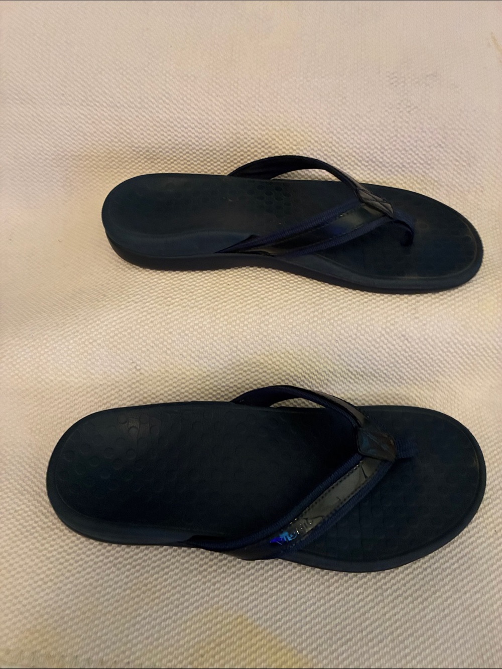 Vionic Tide II Navy Flip Flop Sandals-Classic Thong w/built in orthotic arch
